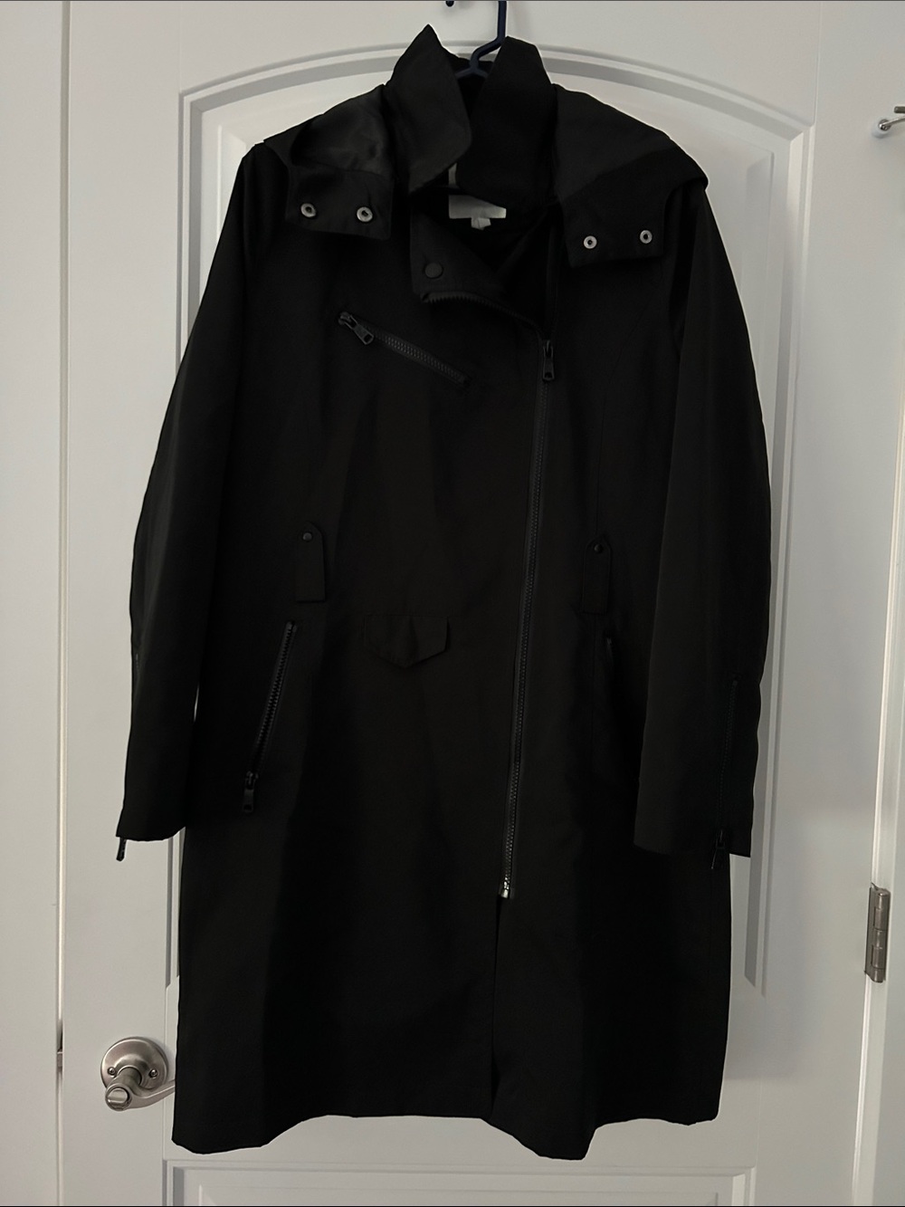 Avec Les Filles Lined Jacket with Removeable Hood Black Women’s Small